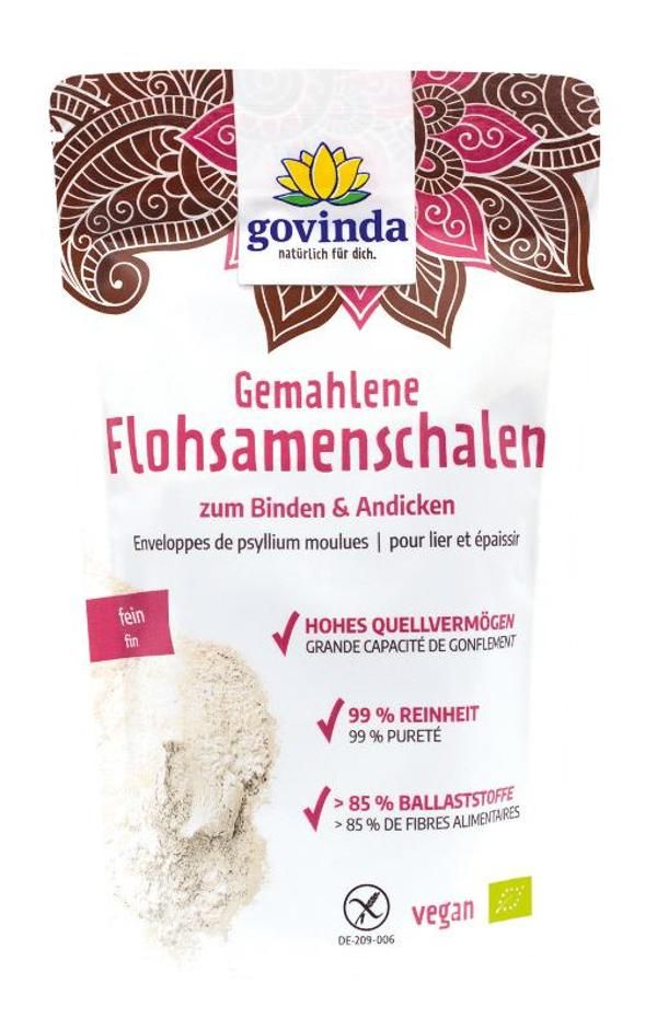 Produktfoto zu Flohsamenschalen gemahlen