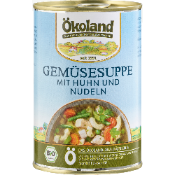 Produktfoto zu Gemüsesuppe mit Huhn